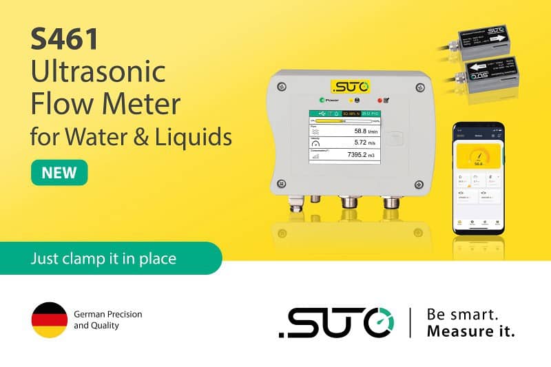 SUTO发布应用于水和其他液体的新款S461超声波流量计