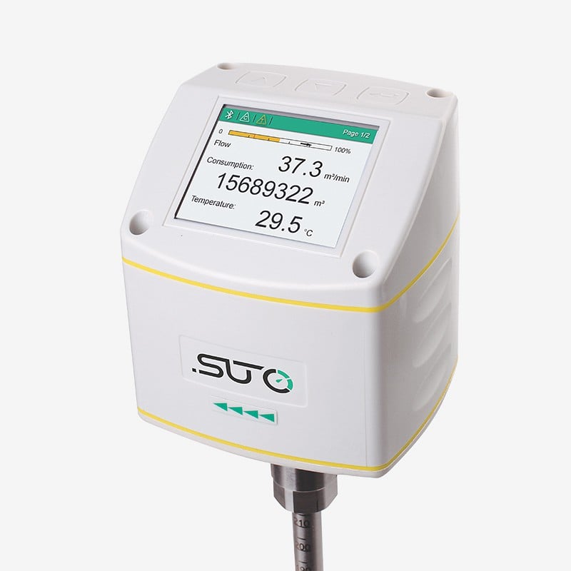 S401热式质量流量计 (插入式传感器) – 测量压缩空气和工业气体