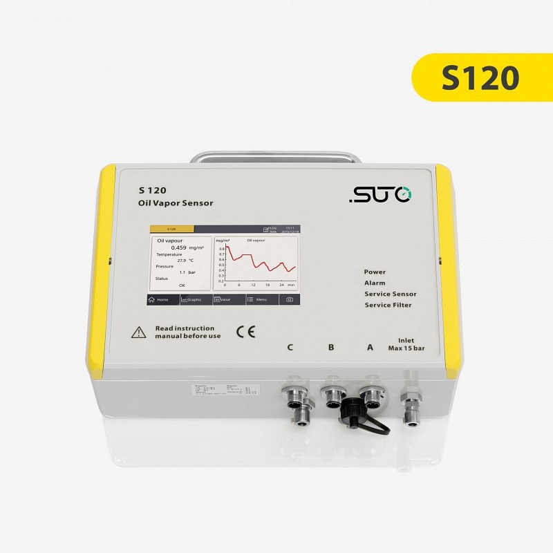 S120油蒸气监测仪 – 测量压缩空气洁净度