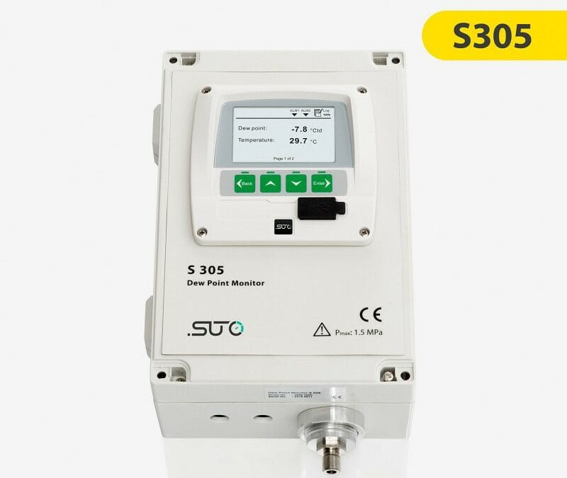 S305露点监测仪 (-50 … +20 °C Td / -20 … +50 °C Td)  – 监测吸附式干燥机和冷冻式干燥机的露点