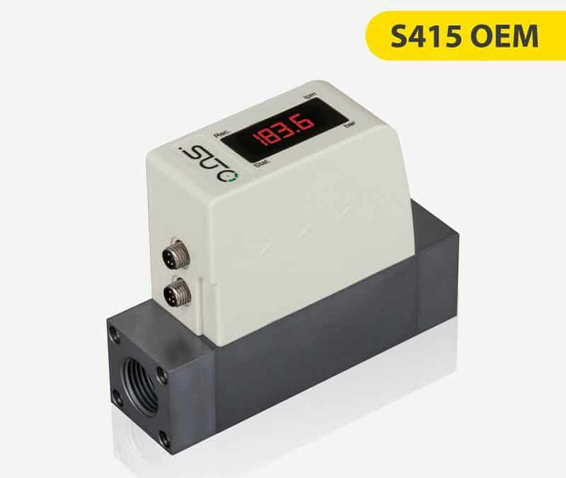 S415 OEM紧凑型流量计 (管道式) – 测量压缩空气和氮气