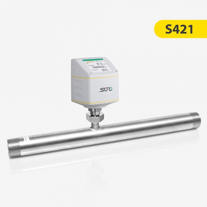 S421热式质量流量计 (管道式传感器) – 测量压缩空气和工业气体