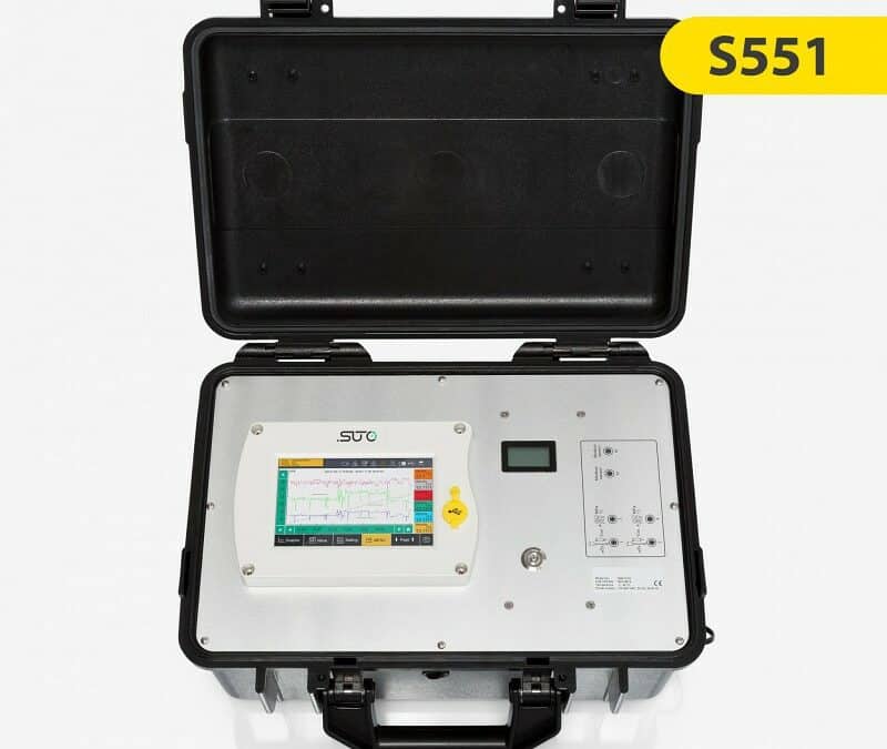 S551便携式显示及数据记录仪 – 测量压缩机效率及能源验证