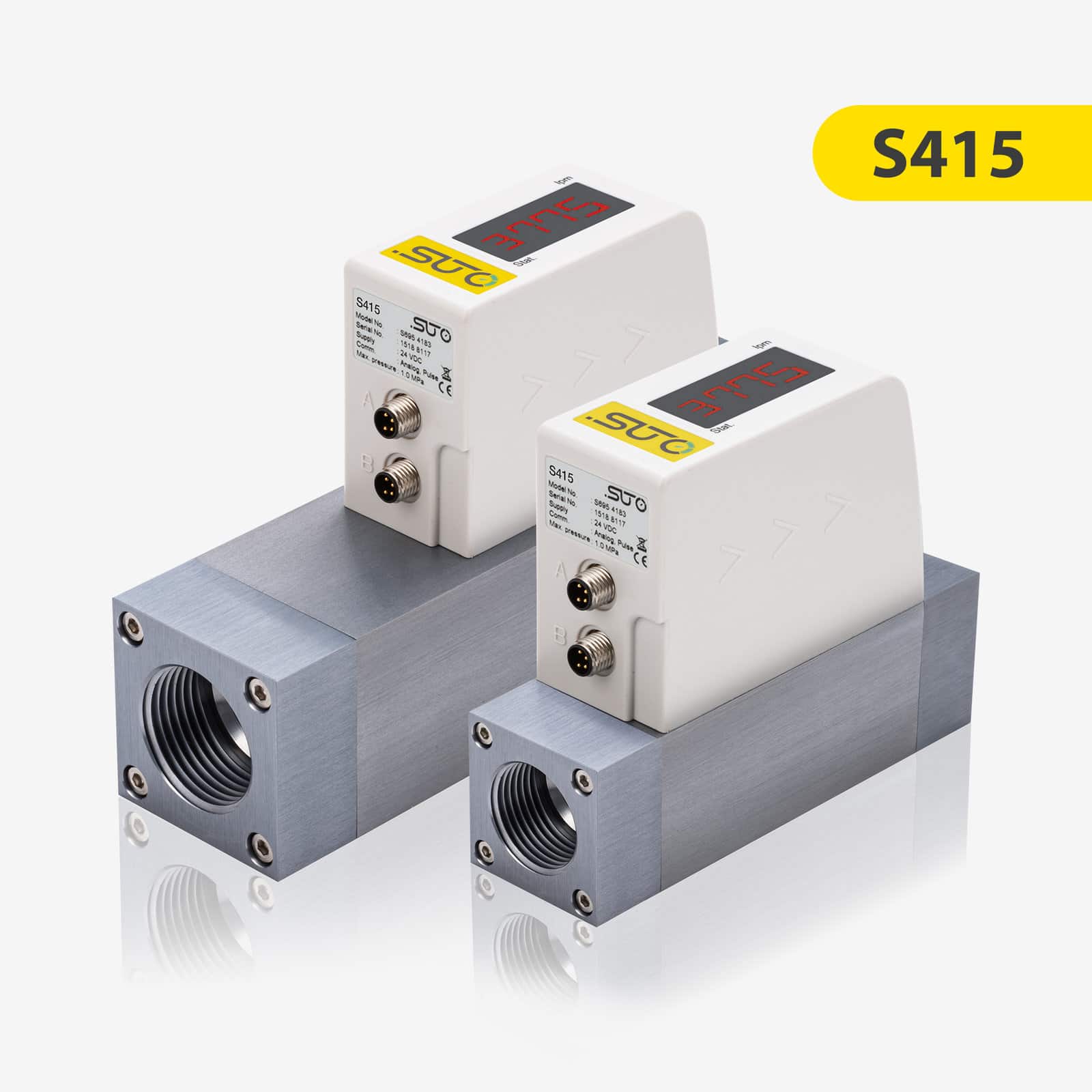 S415紧凑型流量计 (经济款–管道式) – 测量压缩空气和氮气