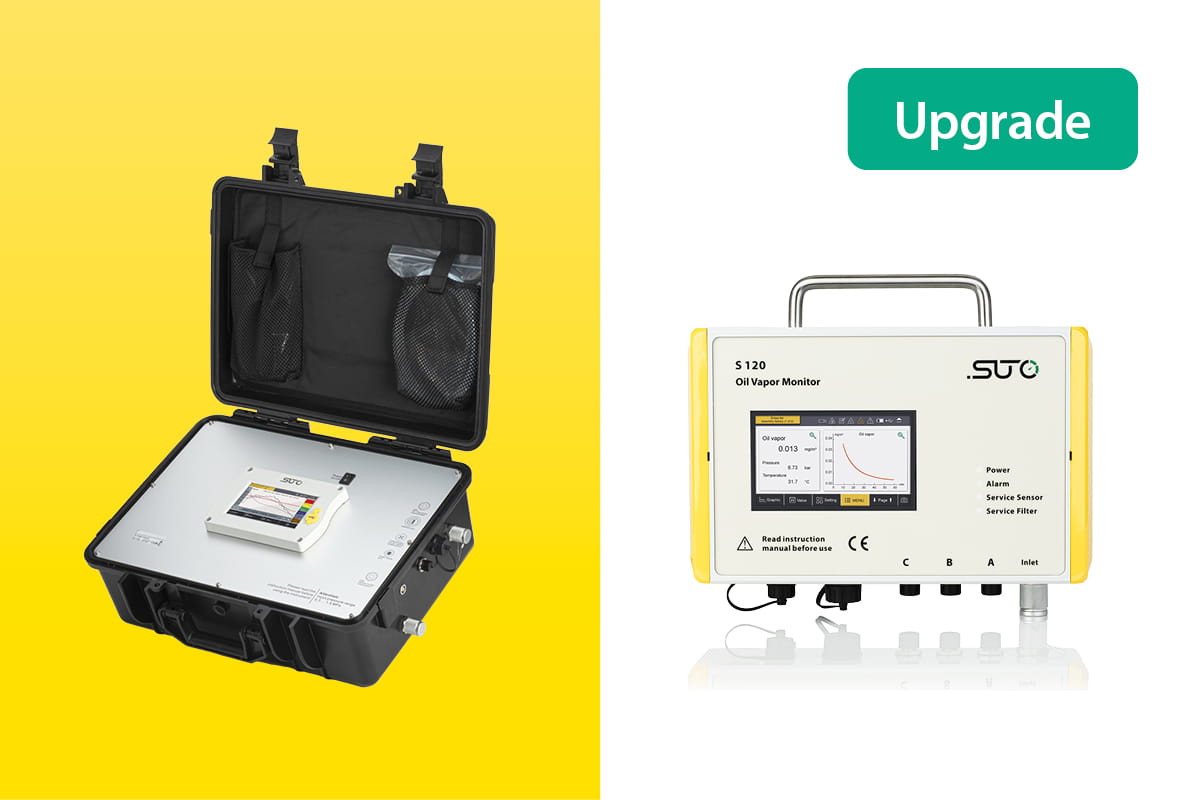 压缩空气检测设备升级 - 延长PID传感器紫外线灯寿命 - SUTO iTEC